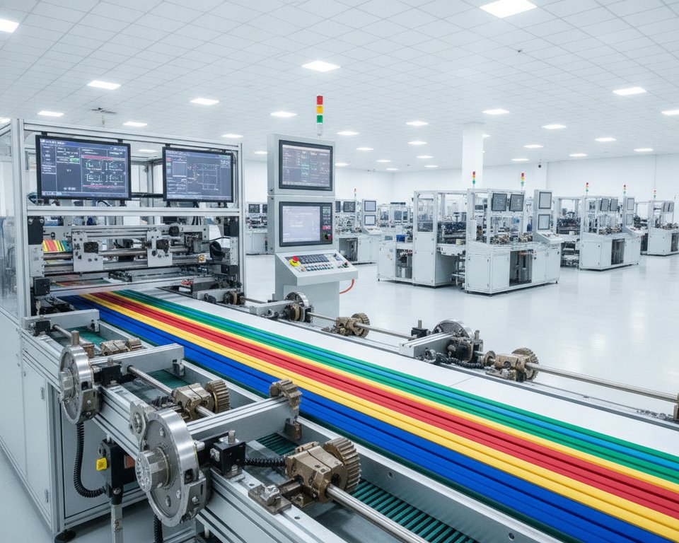 OUTER DIAMETER MONITORING ON A FIBER SECONDARY COATING LINE